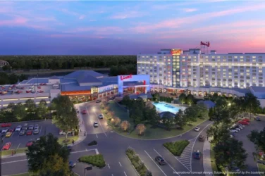$270+ Million Live! Casino & Hotel Development Celebrates Topping Off in Bossier City, Louisiana