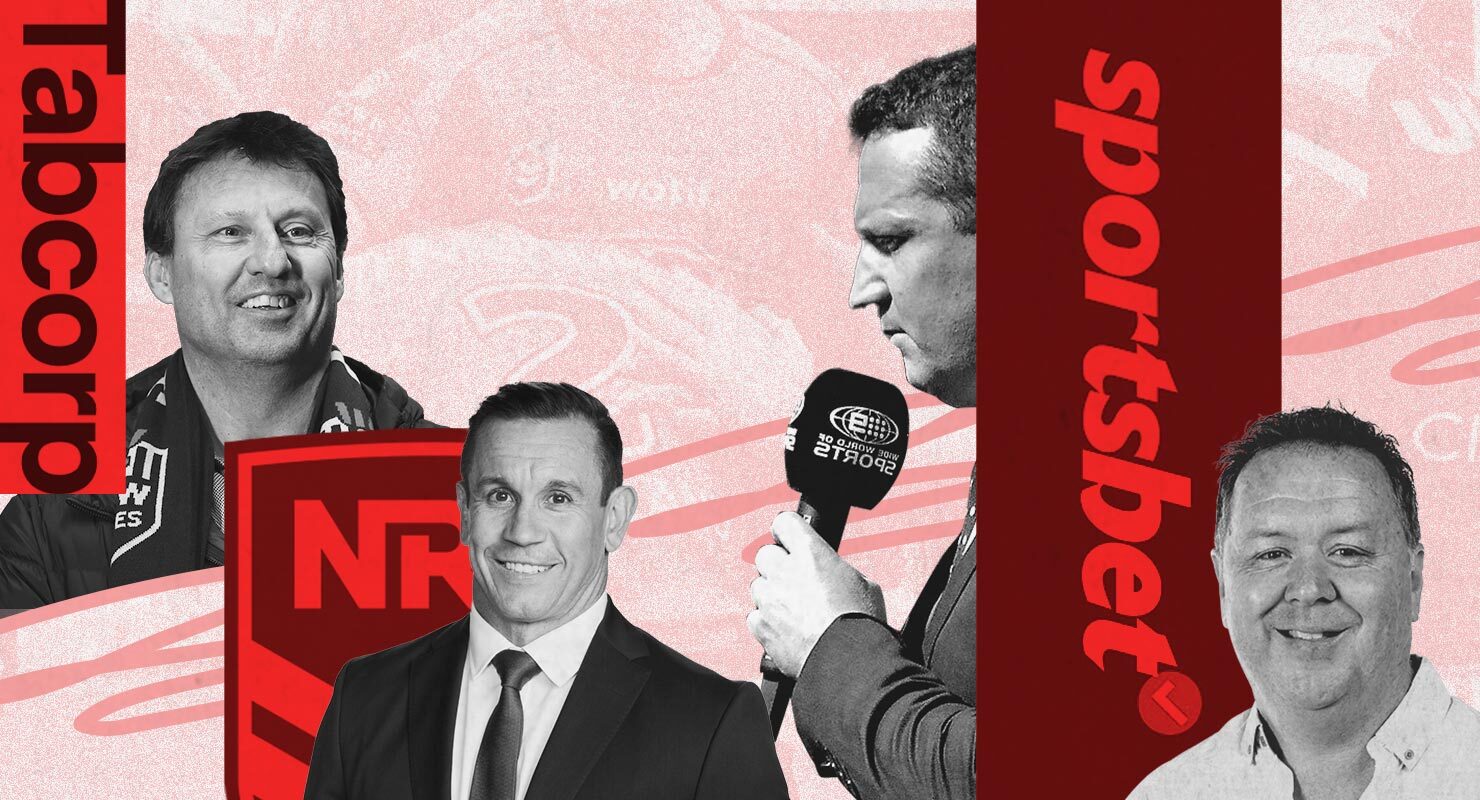 A non-exhaustive list of NRL media figures involved with gambling companies
